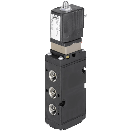 Burkert Pneumatic Solenoid Valve with Extended Temperature, 6519 Standard
